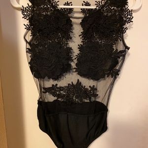 See through bodysuit